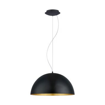 Suspension Eglo GAETANO 1 Or, Noir, 1 lumière