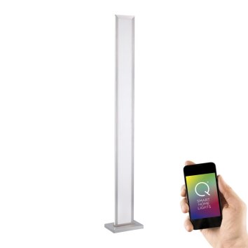 Lampadaire Paul Neuhaus Q-ROSA LED Acier inoxydable, 1 lumière, Télécommandes