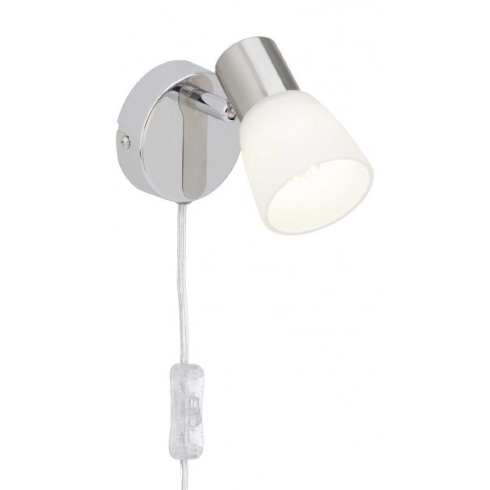 Spot mural Brilliant Leuchten Janna Blanc, 1 lumière main product photo