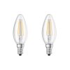 Lot de 2 Osram LED E14 4 Watt 2700 Kelvin 470 Lumen
