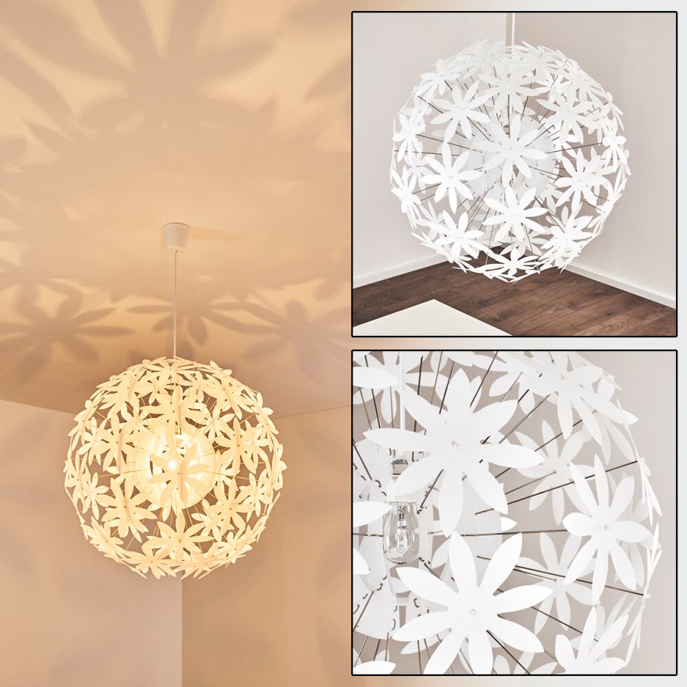 Suspension Chimore Blanc, 1 lumière main product photo