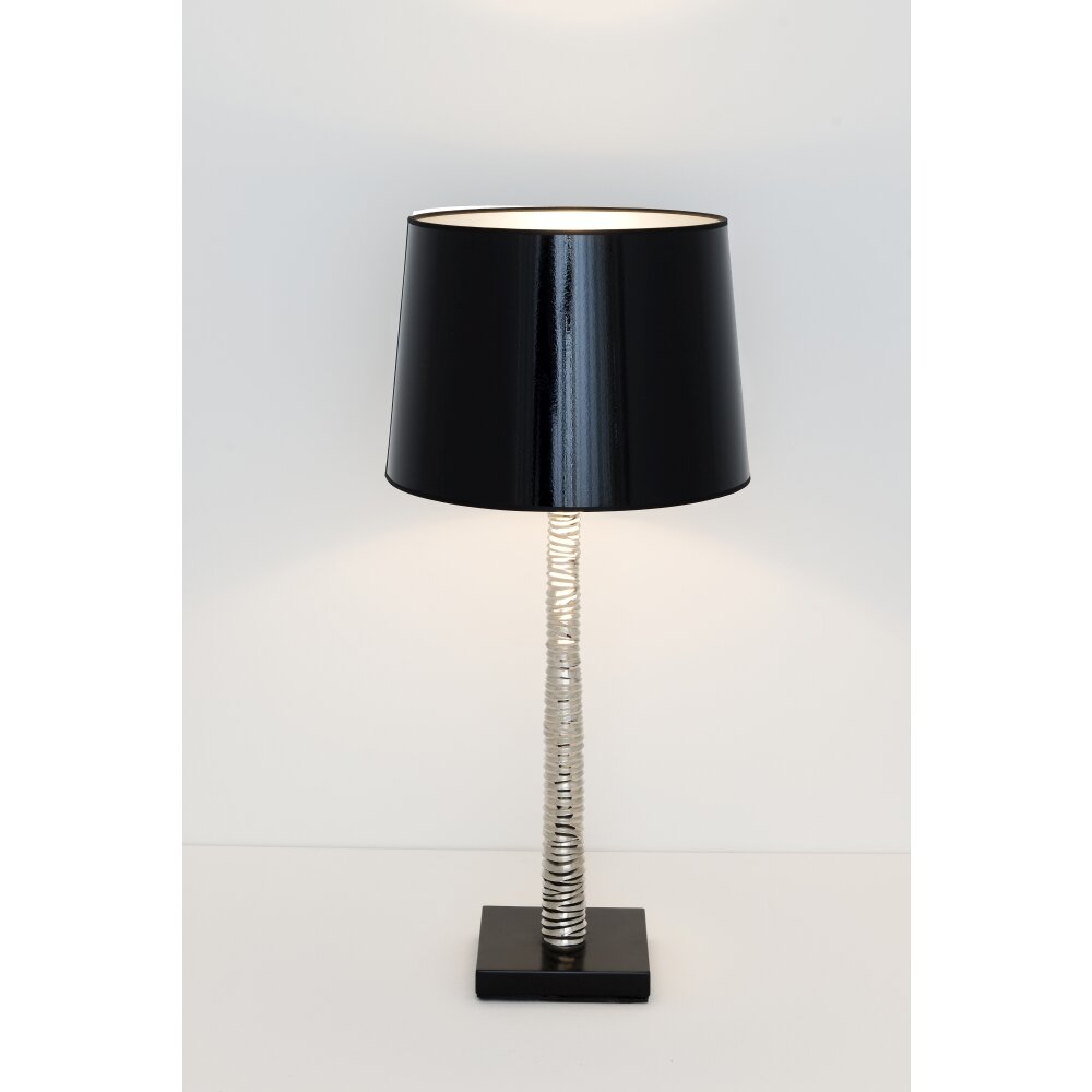 Lampe à poser Holländer RAPSODIA Noir, Argenté, 1 lumière main product photo