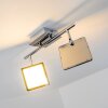 Plafonnier Brilliant URANUS LED Chrome, 2 lumières