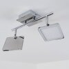 Plafonnier Brilliant URANUS LED Chrome, 2 lumières
