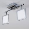 Plafonnier Brilliant URANUS LED Chrome, 2 lumières