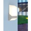 Applique murale d'extérieur Lutec FLAT LED Argenté, 1 lumière