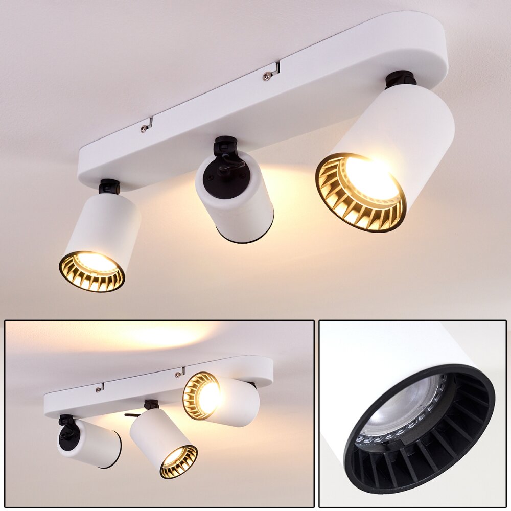 Plafonnier Kullaberg Blanc, 3 lumières main product photo