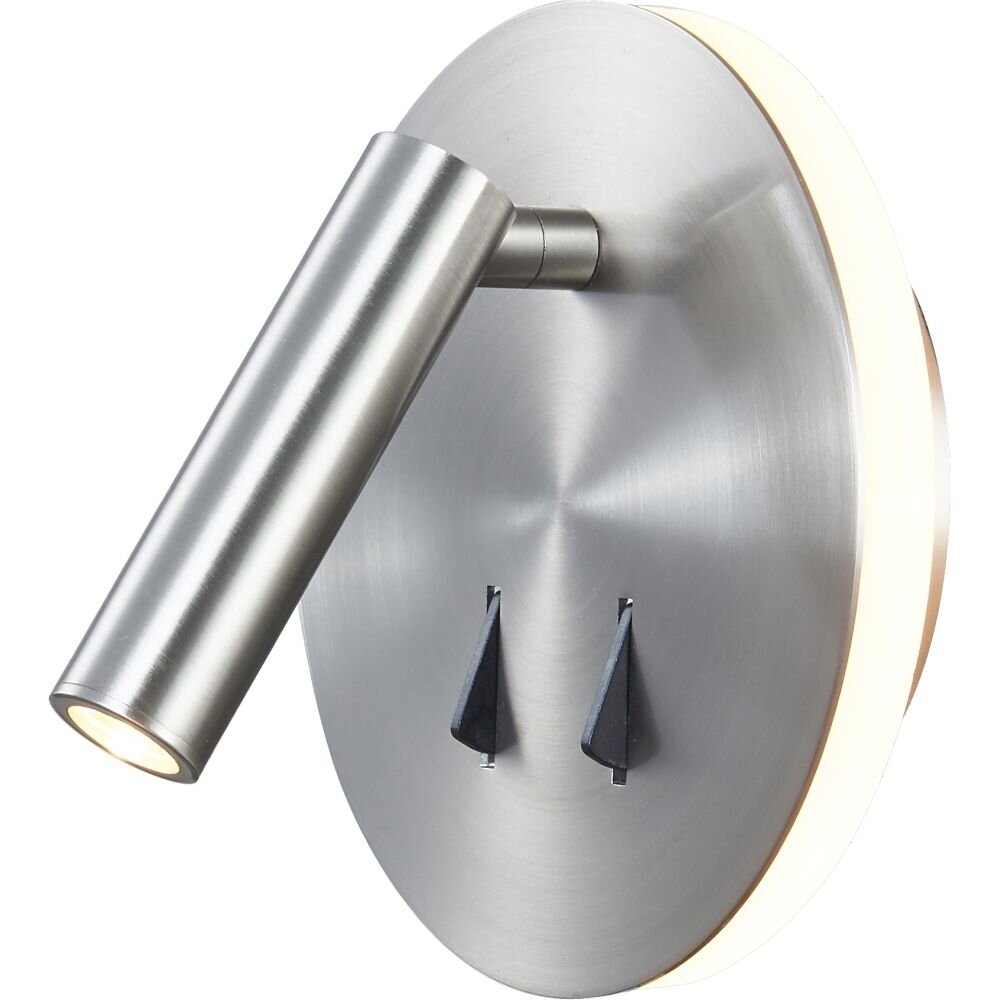 Applique murale Mantra CAYMAN LED Nickel brillant, Nickel mat, 1 lumière main product photo
