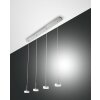 Suspension Fabas Luce Dunk LED Aluminium, 4 lumières Suspension Fabas Luce Dunk LED Aluminium, 4 lumières