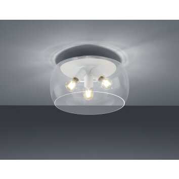 Plafonnier Trio Valente LED Blanc, 3 lumières