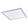 Plafonnier Leuchten Direkt FLAT LED Argenté, 1 lumière