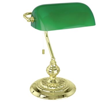 Lampe de Table de banquier sans fil, lampe de bureau de bibliothèque  Rechargeable, lampe à piles verte, lampe de chevet Portable en verre -   France