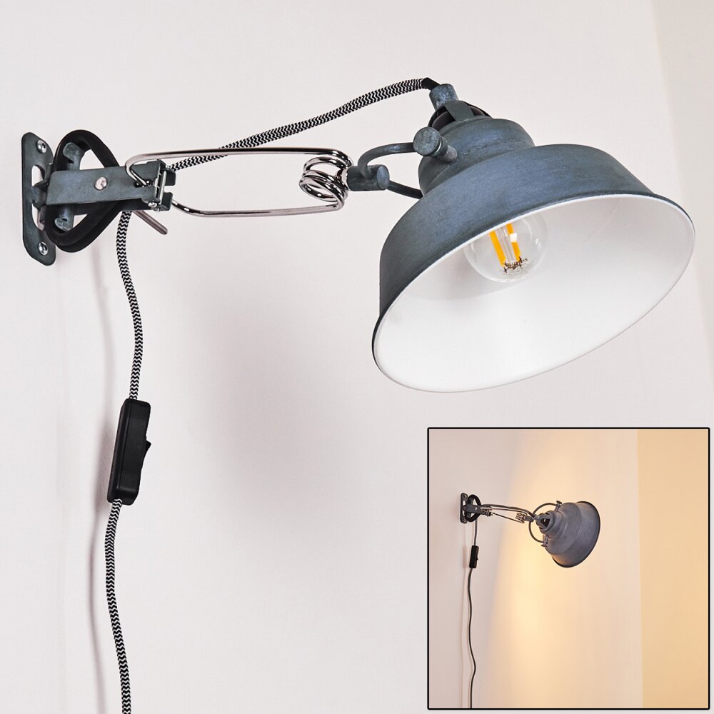 Applique murale Luven Gris, 1 lumière main product photo