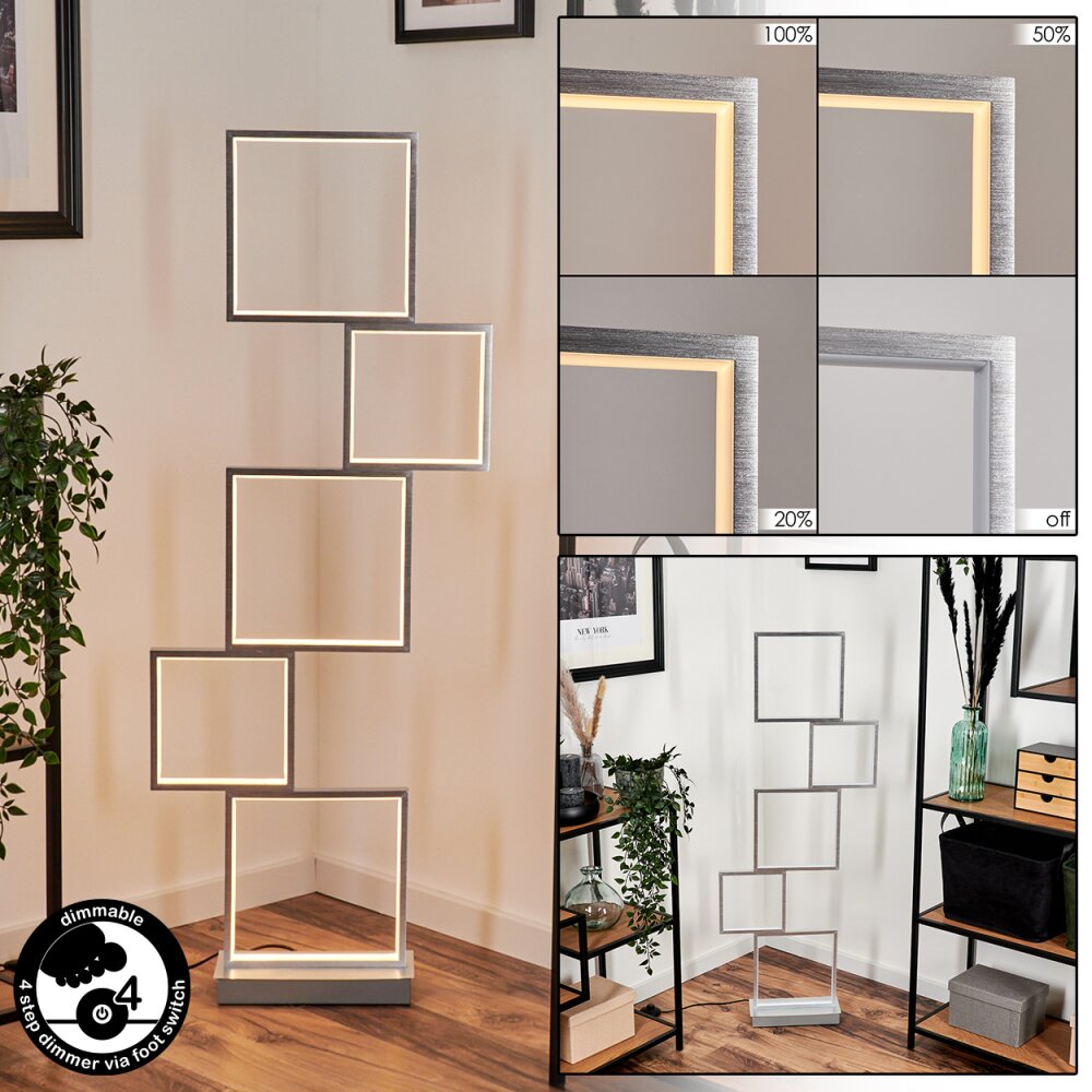 Lampadaire Bacolod LED Aluminium, 1 lumière main product photo