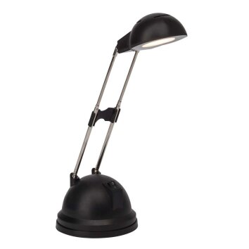 Lampe de table Brilliant Katrina LED Noir, 1 lumière