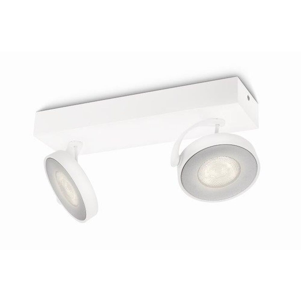Plafonnier Philips Clockwork LED Blanc, 2 lumières main product photo