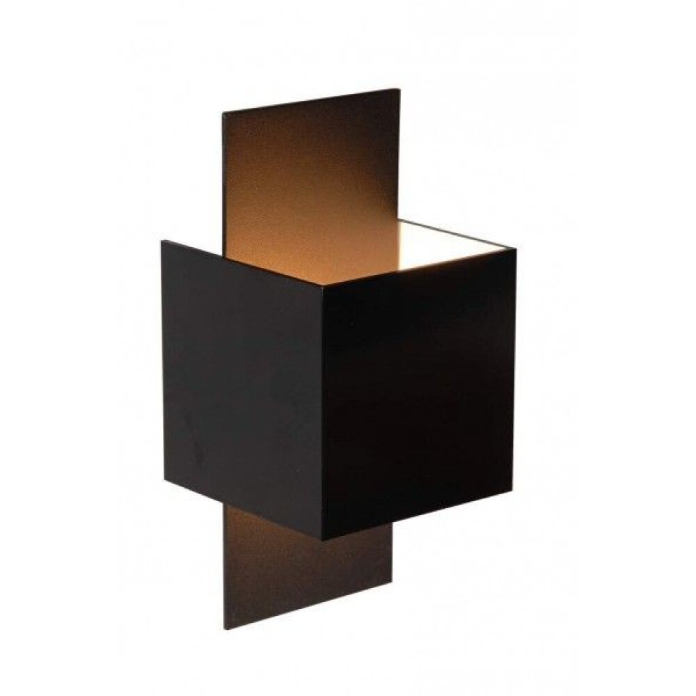 Applique murale Lucide CUBO Noir, 1 lumière main product photo