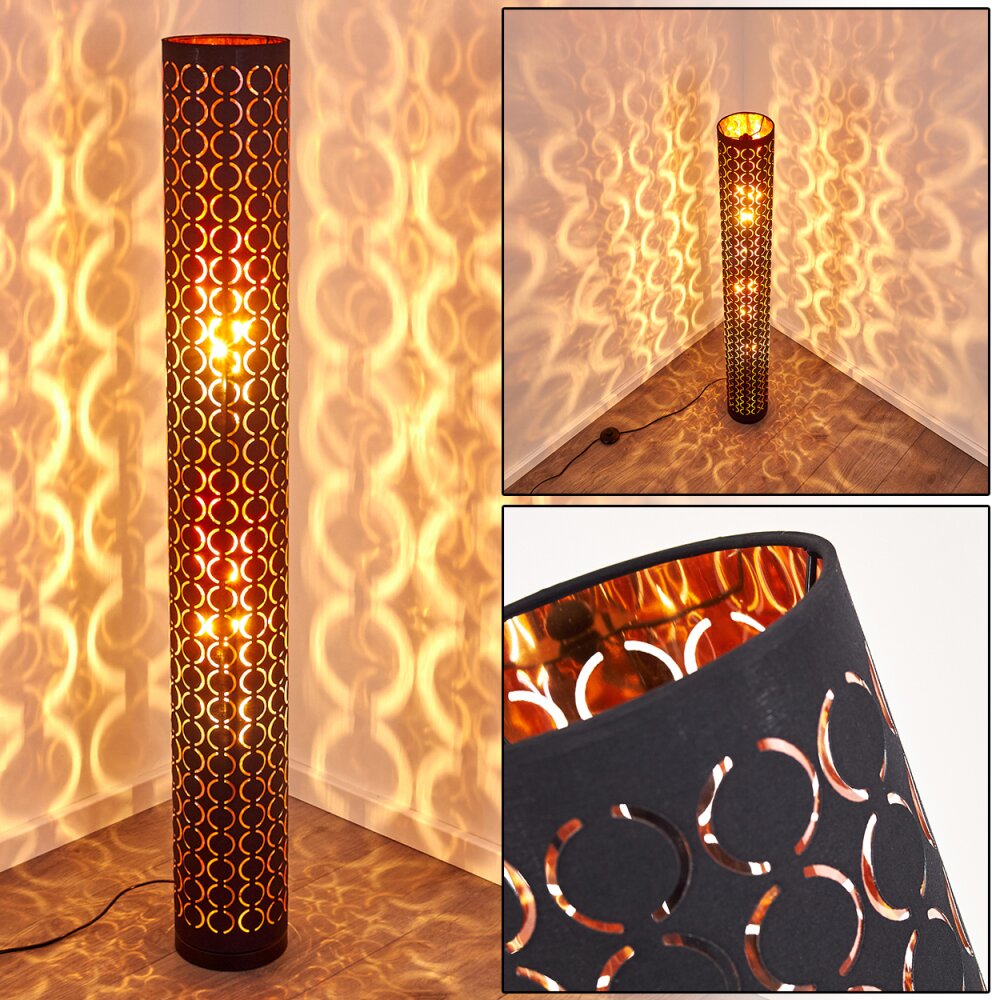 Lampadaire Faborg Noir, 2 lumières main product photo