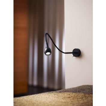 Applique murale Nordlux DROP LED Noir, 1 lumière