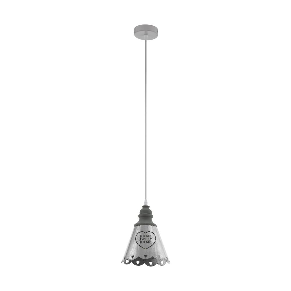 Suspension EGLO TALBOT Gris, Blanc, 1 lumière main product photo