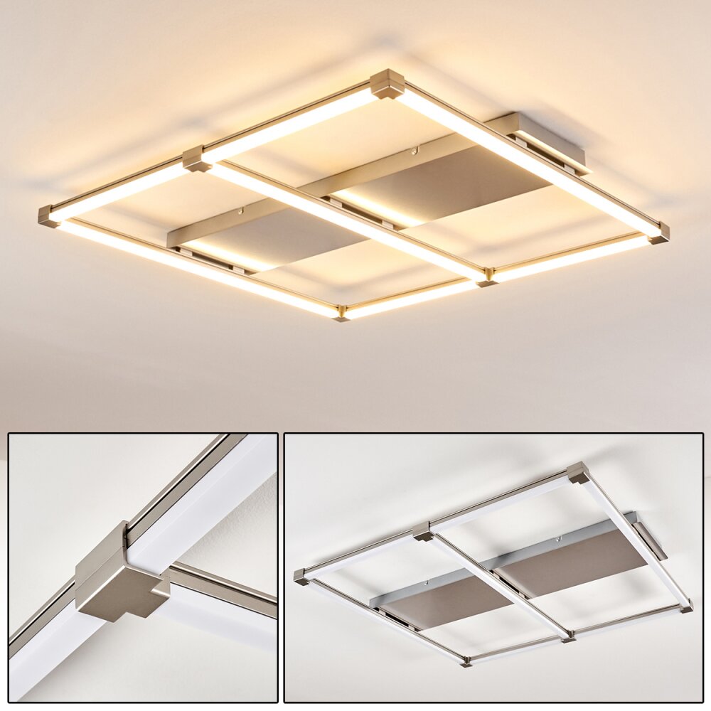 Plafonnier Beken LED Nickel mat, 1 lumière main product photo
