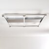 Plafonnier Beken LED Nickel mat, 1 lumière