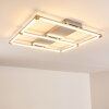 Plafonnier Beken LED Nickel mat, 1 lumière