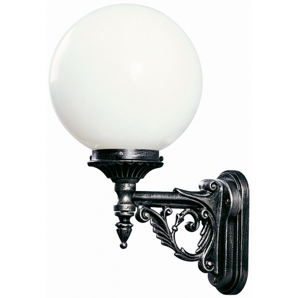 Applique Albert 609 Noir, Argenté, 1 lumière main product photo