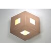 Plafonnier Bopp-Leuchten BOX COMFORT LED Or, Rose, 3 lumières