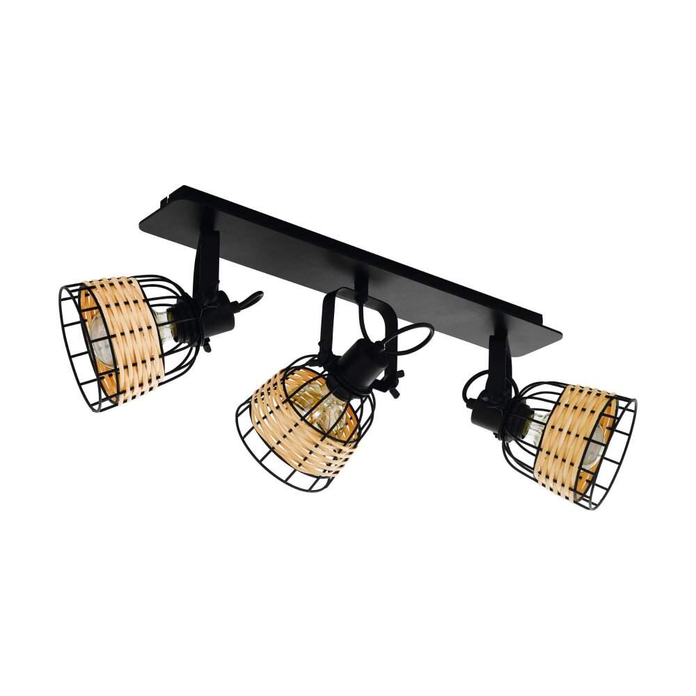 Spot Eglo ANWICK 1 Noir, 3 lumières main product photo