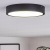 Plafonnier Kragos LED Noir, 1 lumière