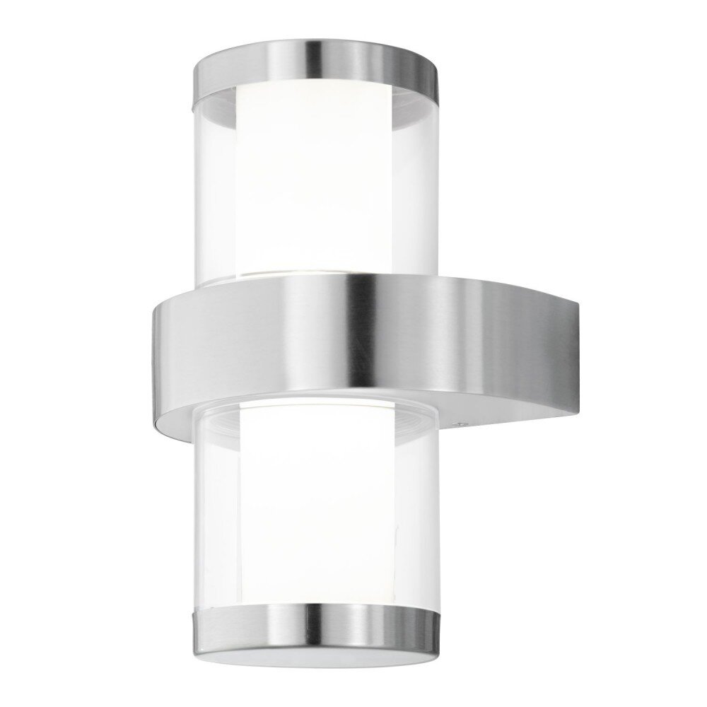 Lampe murale d'extérieur Eglo BEVERLY 1 LED Acier inoxydable, 2 lumières main product photo
