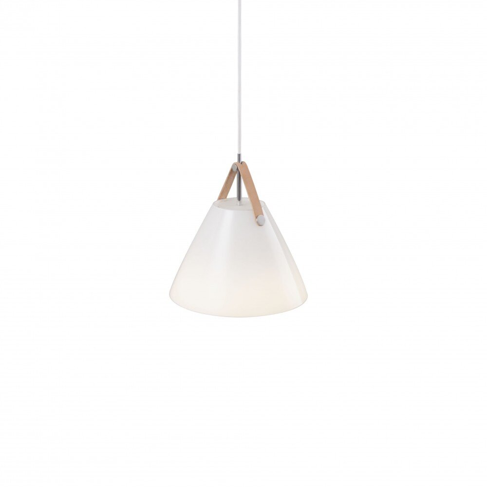 Suspension Design For The People by Nordlux STRAP27 Blanc, 1 lumière main product photo