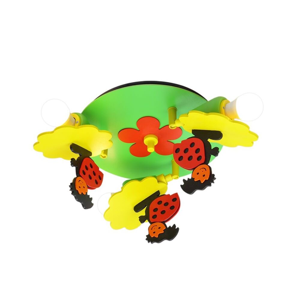 Plafonnier Elobra MARIENKÄFER Multicolore, 3 lumières main product photo