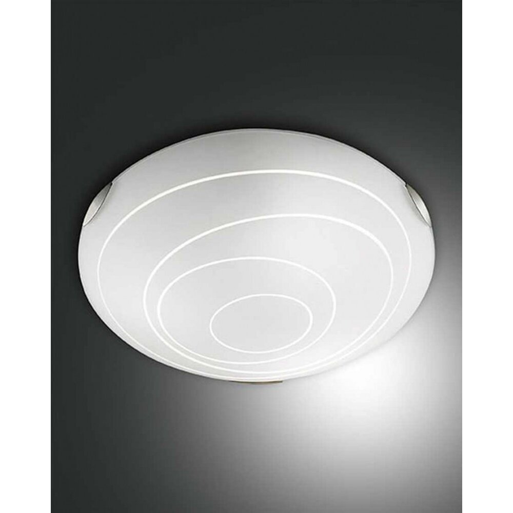 Plafonnier Fabas Luce KENT Nickel mat, 3 lumières main product photo