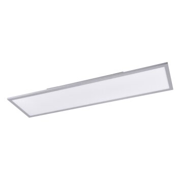 Plafonnier Leuchten Direkt FLAT LED Argenté, 1 lumière