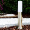 Caserta Borne lumineuse, Lampadaire, Eclairage de chemin couleur acier inoxydable, 1 lumière, Détecteur de mouvement