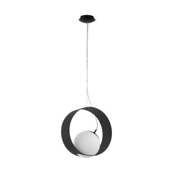 Suspension EGLO CAMARGO Noir, 1 lumière