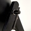 Lampe à poser Novilly Noir, 1 lumière