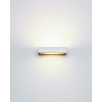 Applique murale Serien Lighting SML WALL M HAL Argenté, 1 lumière