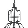 Suspension Steinhauer Mark III Noir, 1 lumière