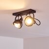 Plafonnier Rahway Noir, 2 lumières