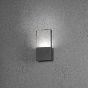 Applique murale d'extérieur Konstsmide Matera LED Noir, 1 lumière