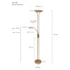 Lampadaire Steinhauer Mexlite LED Bronze, 2 lumières