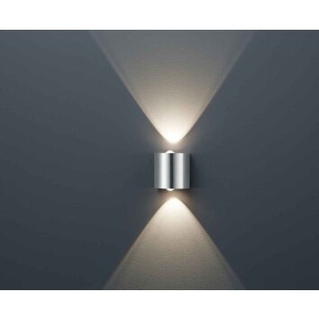 Applique Trio WALES LED Nickel mat, 2 lumières