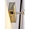 Applique murale Trio 8214 LED Aluminium, Chrome, Acier inoxydable, 1 lumière