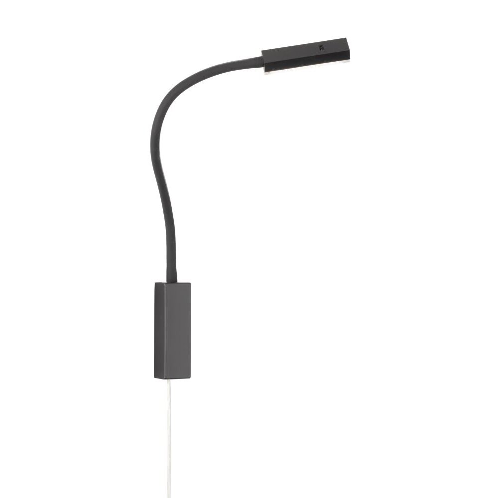 Lampe de chevet Fischer & Honsel function Raik LED Noir, 1 lumière main product photo