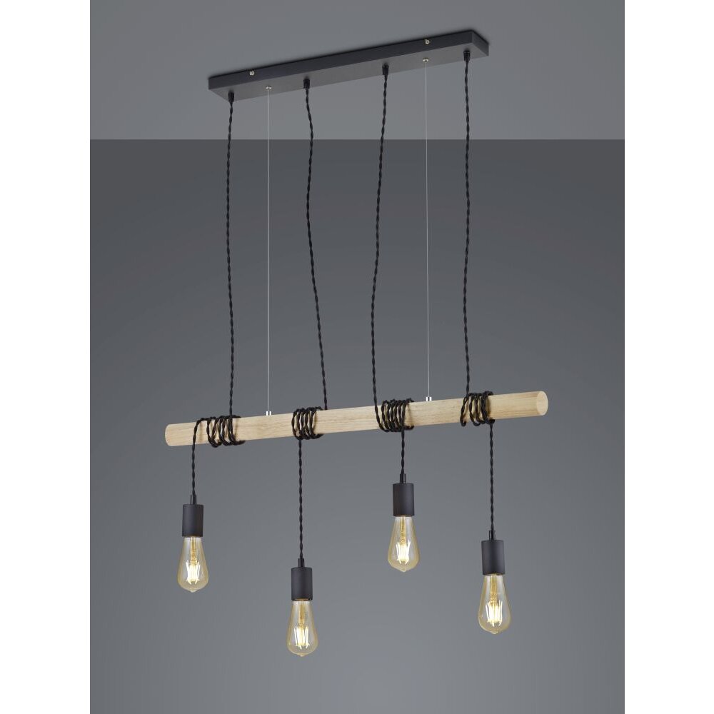 DREAM Suspension, 2X E27, Max 42W, Métal, Noir Mat, D.40cm