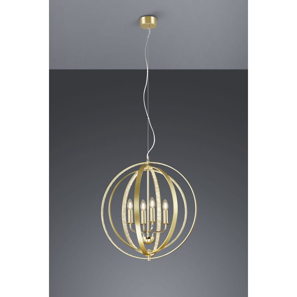 Lustre Trio CANDELA Laiton, 4 lumières main product photo
