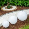 Set de boules lumineuses Miau Blanc, 3 lumières